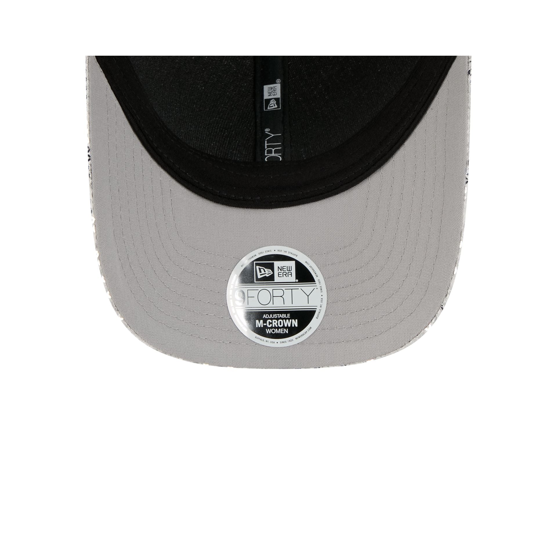 New York Yankees Sequin Gray Women's 9FORTY M-Crown Snapback Hat