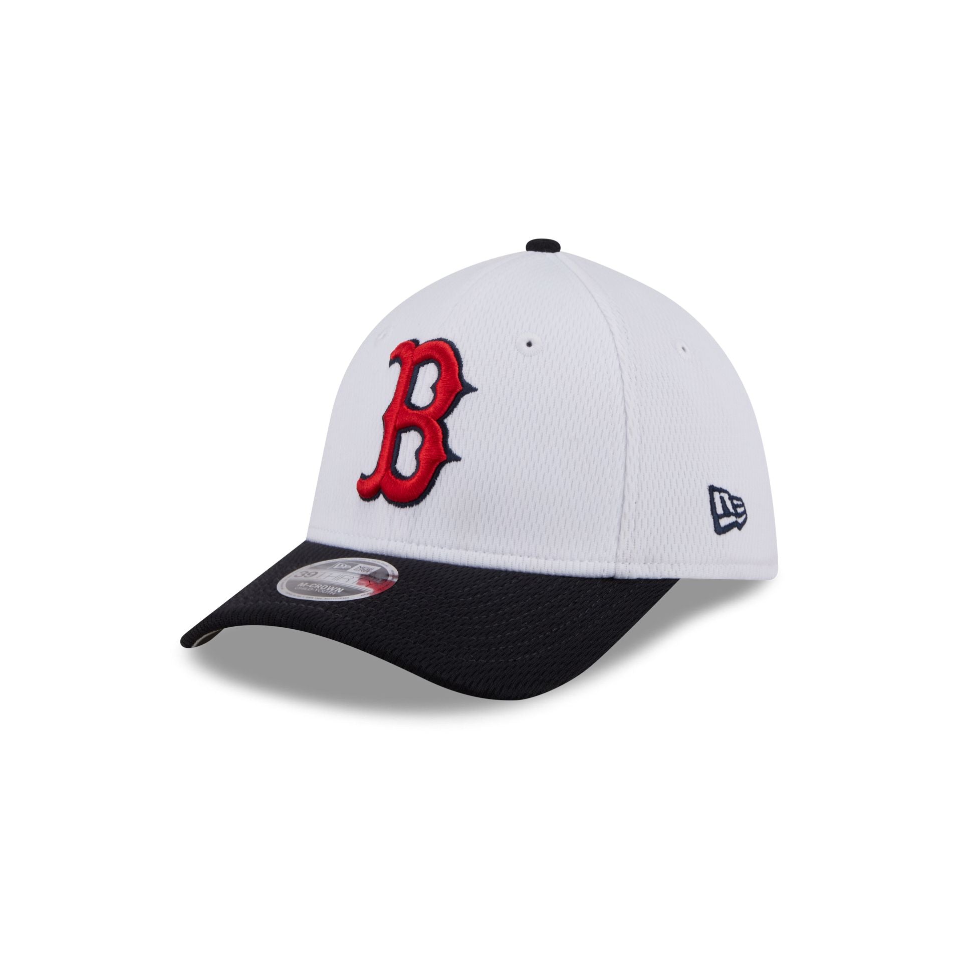 Boston Red Sox Baseball Stitch Kids 39THIRTY M-Crown Stretch Fit Hat