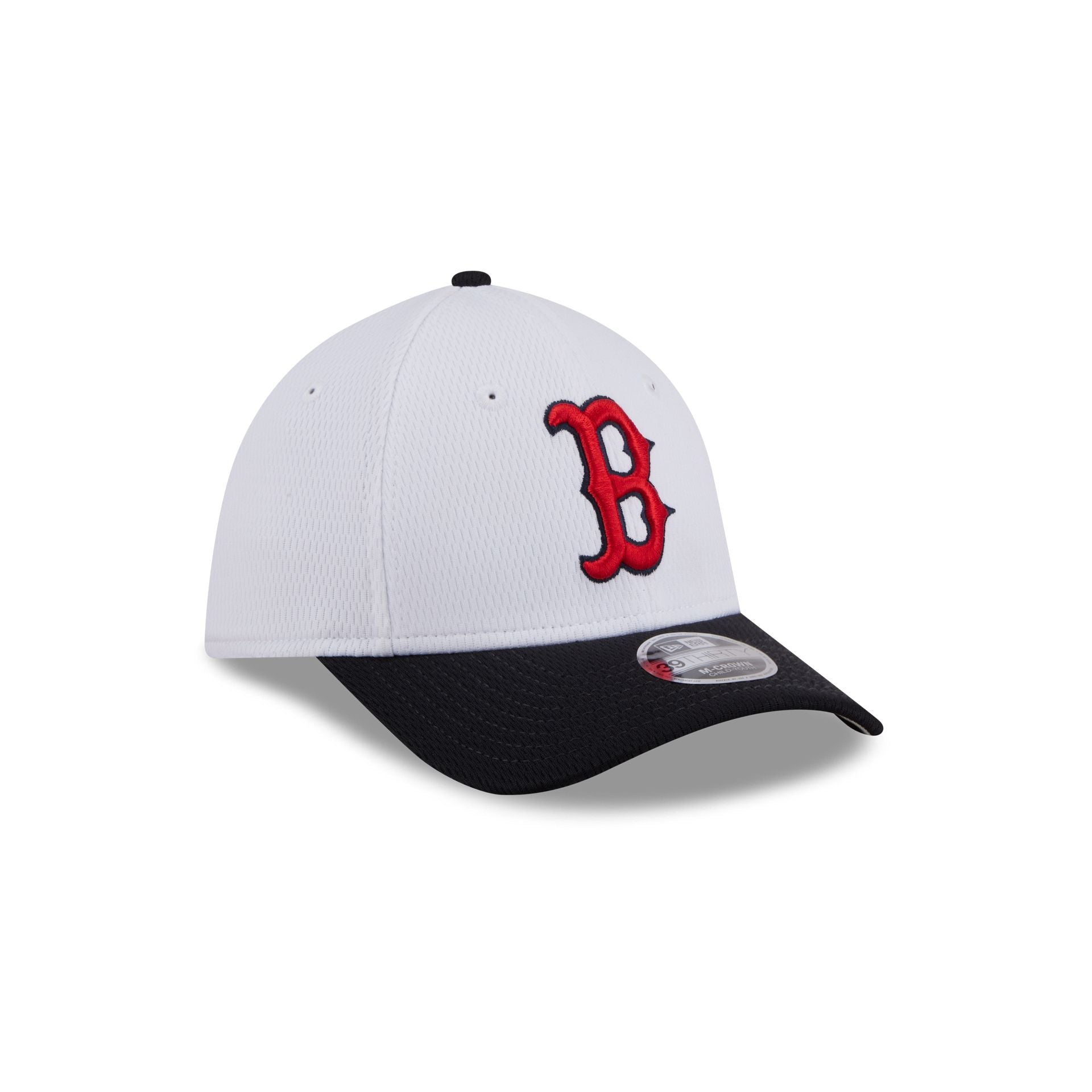 Boston Red Sox Baseball Stitch Kids 39THIRTY M-Crown Stretch Fit Hat