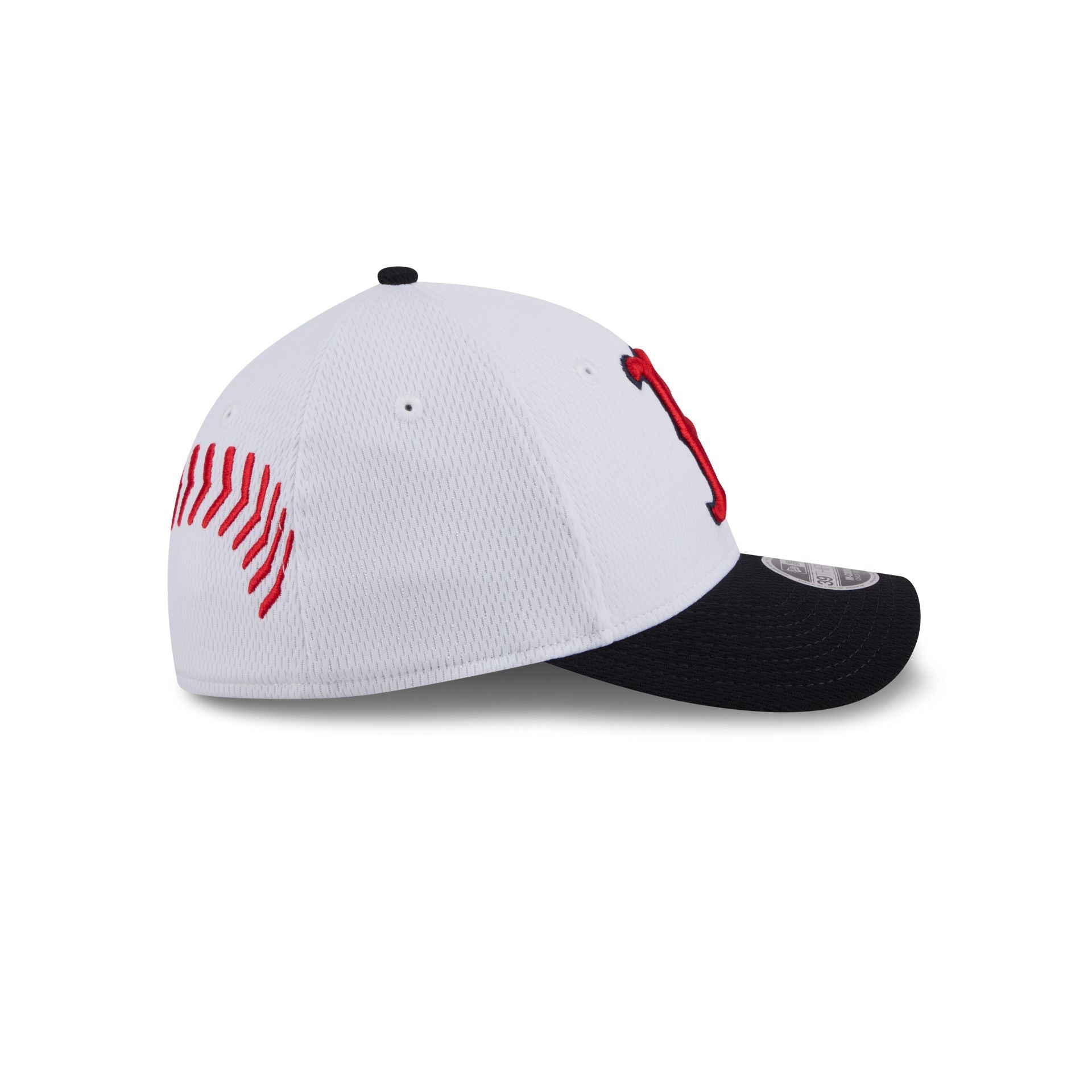Boston Red Sox Baseball Stitch Kids 39THIRTY M-Crown Stretch Fit Hat