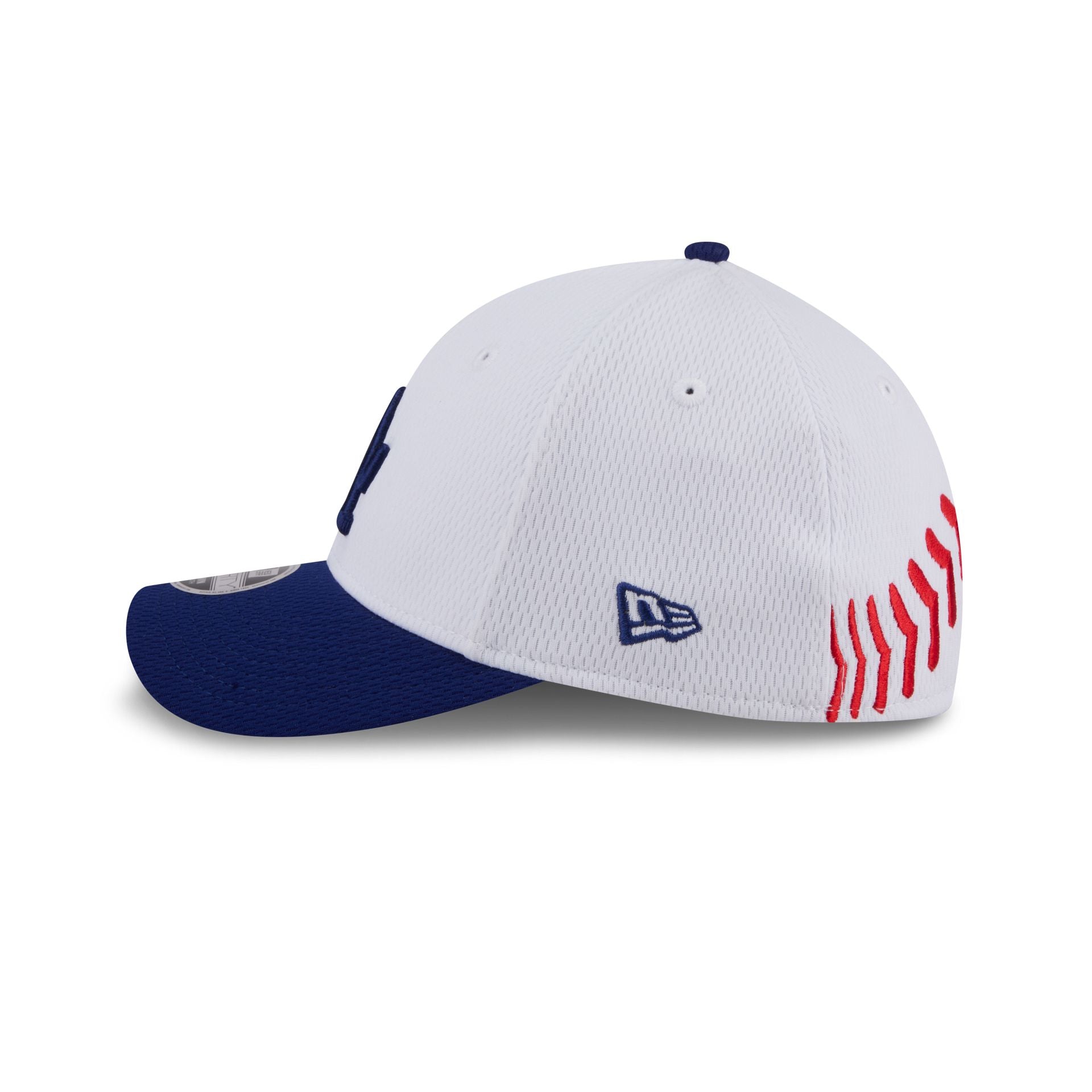 Los Angeles Dodgers Baseball Stitch Kids 39THIRTY M-Crown Stretch Fit Hat