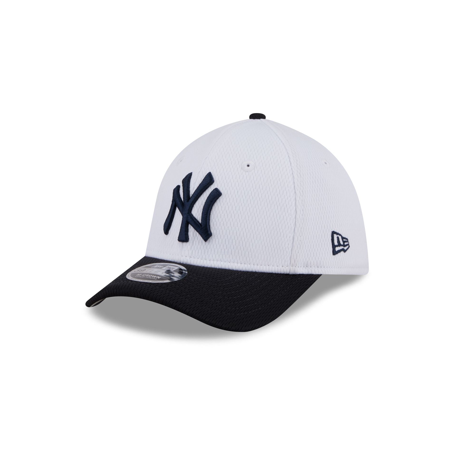 New York Yankees Baseball Stitch Kids 39THIRTY M-Crown Stretch Fit Hat