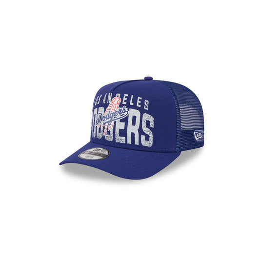 Los Angeles Dodgers Logo Fade Kids 9FIFTY A-Frame Trucker Hat - New Era Cap