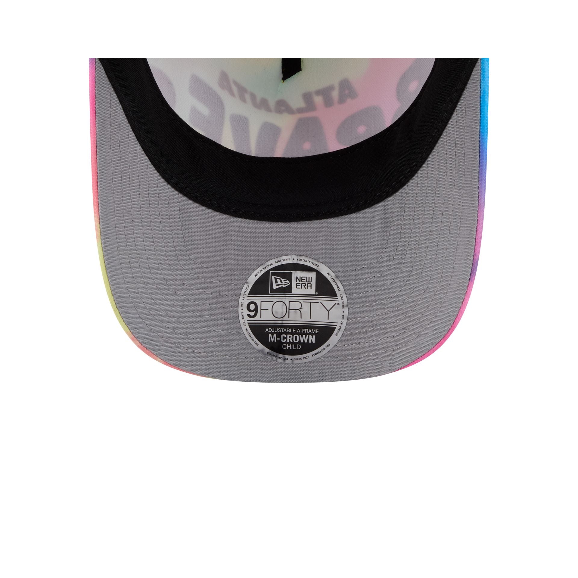 Atlanta Braves Tie Dye Kids 9FORTY M-Crown A-Frame Snapback Hat