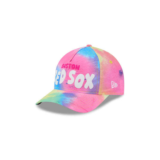 Boston Red Sox Tie Dye Kids 9FORTY M-Crown A-Frame Snapback Hat - New Era Cap