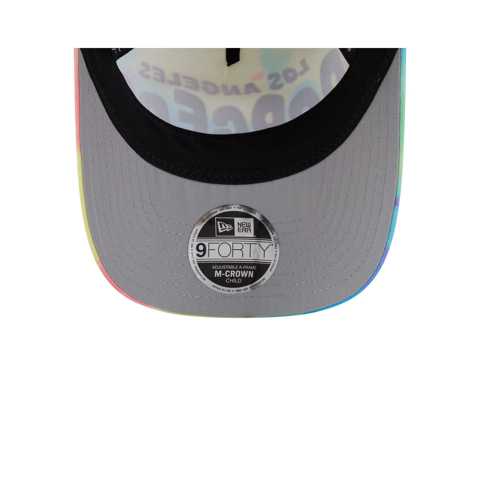 Los Angeles Dodgers Tie Dye Kids 9FORTY M-Crown A-Frame Snapback Hat