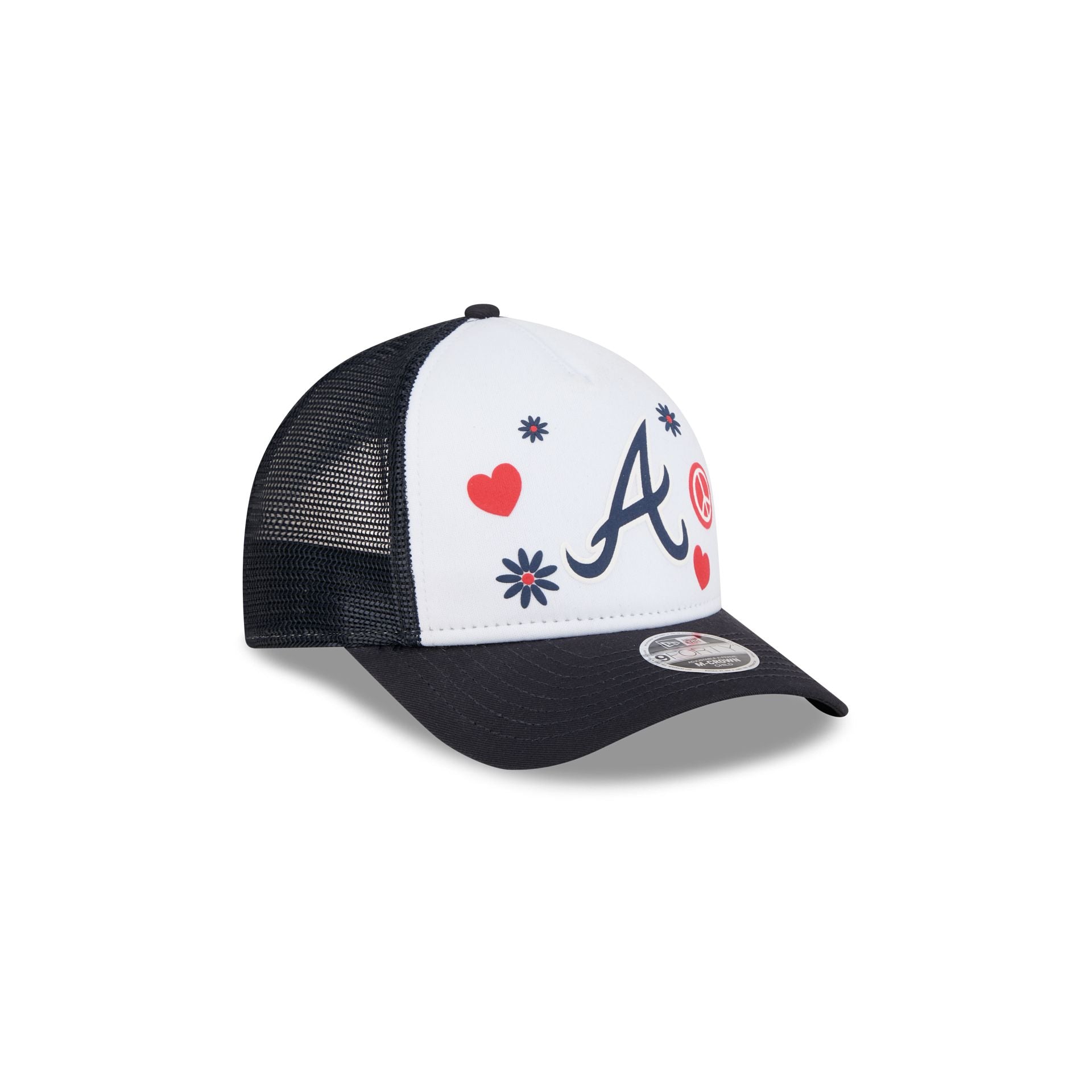 Atlanta Braves Play Kids 9FORTY M-Crown A-Frame Trucker Hat