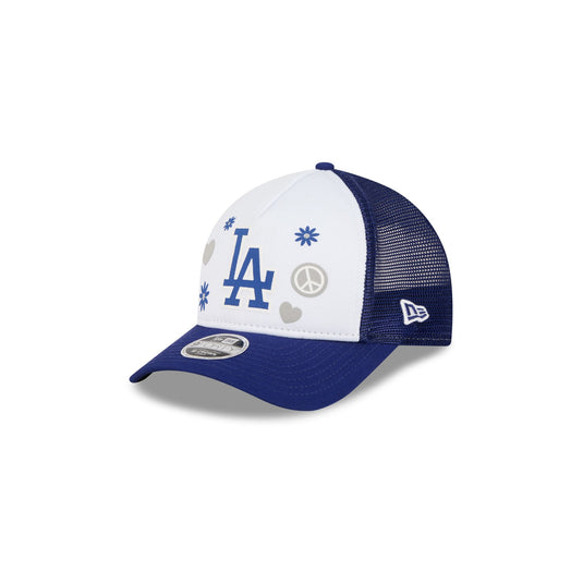 Los Angeles Dodgers Play Kids 9FORTY M-Crown A-Frame Trucker Hat - New Era Cap