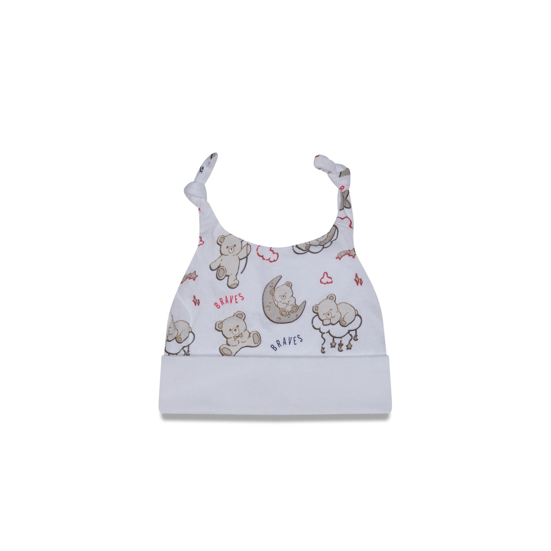 Atlanta Braves Teddy Baby Beanie Hat