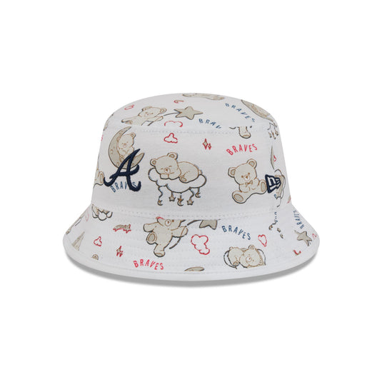 Atlanta Braves Teddy Kids Bucket Hat - New Era Cap