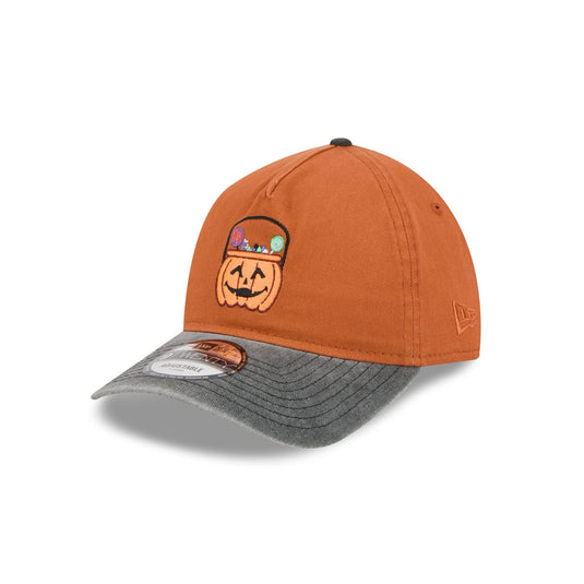 New Era Cap Pumpkin Treat Bucket 9TWENTY A-Frame Adjustable Hat - New Era Cap
