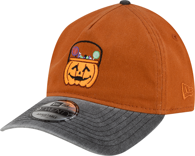 New Era Cap Pumpkin Treat Bucket 9TWENTY A-Frame Adjustable Hat