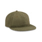New Era Cap Waffle Knit Olive Retro Crown 9FIFTY Strapback Hat