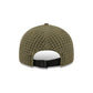 New Era Cap Waffle Knit Olive Retro Crown 9FIFTY Strapback Hat