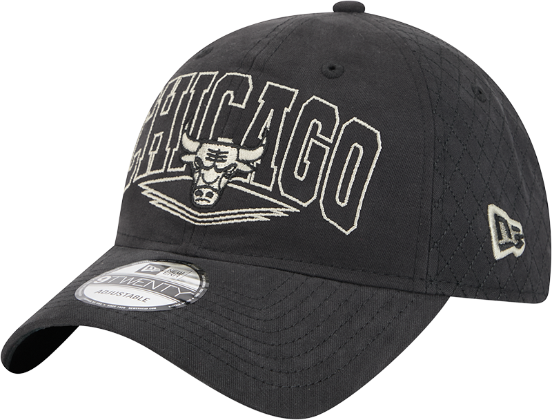 Chicago Bulls Quilted Wordmark 9TWENTY Adjustable Hat