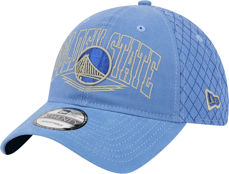Golden State Warriors Quilted Wordmark 9TWENTY Adjustable Hat