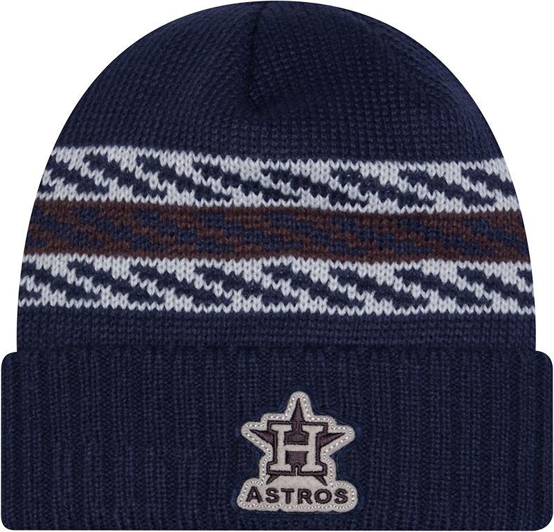 Houston Astros Quilted Cuff Knit Hat