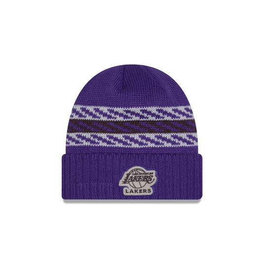 Los Angeles Lakers Quilted Cuff Knit Hat - New Era Cap