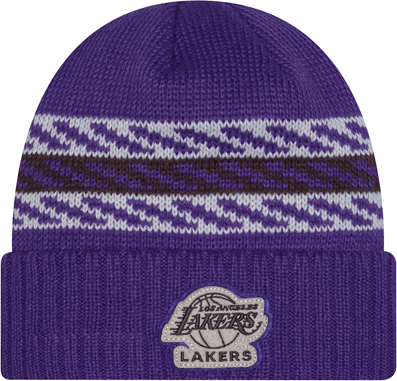 Los Angeles Lakers Quilted Cuff Knit Hat