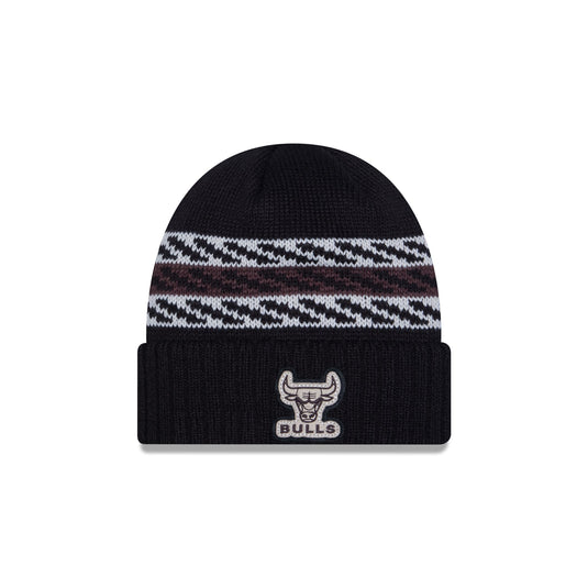 Chicago Bulls Quilted Cuff Knit Hat - New Era Cap