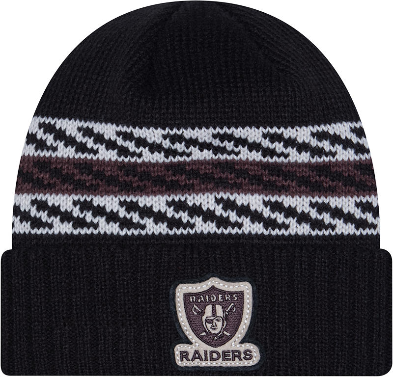 Las Vegas Raiders Quilted Cuff Knit Hat