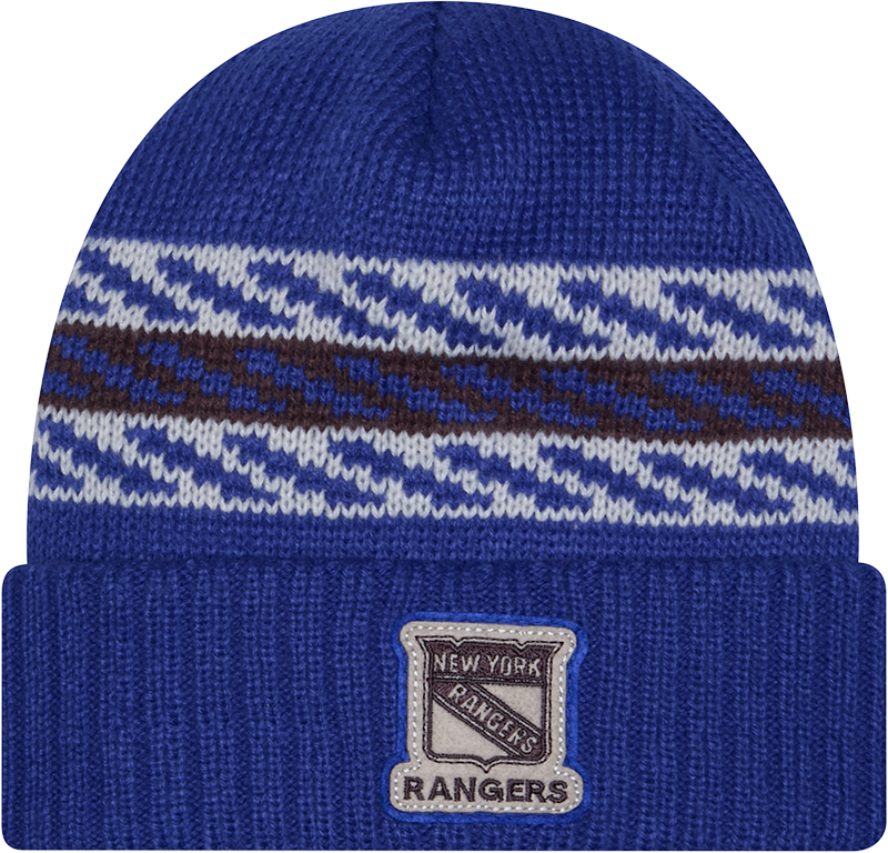 New York Rangers Quilted Cuff Knit Hat