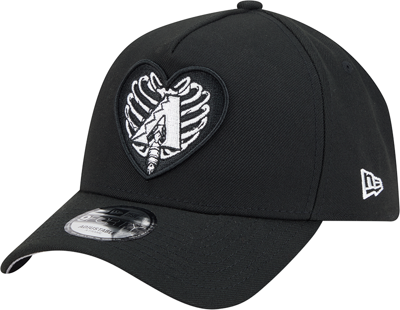 Arizona Diamondbacks Skeletal Heart 9FORTY A-Frame Snapback Hat