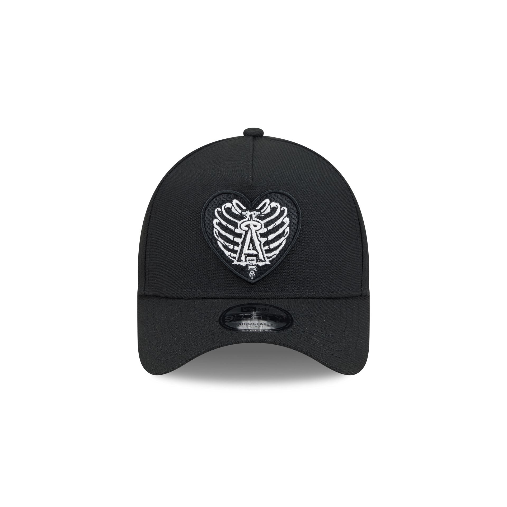 Los Angeles Angels Skeletal Heart 9FORTY A-Frame Snapback Hat