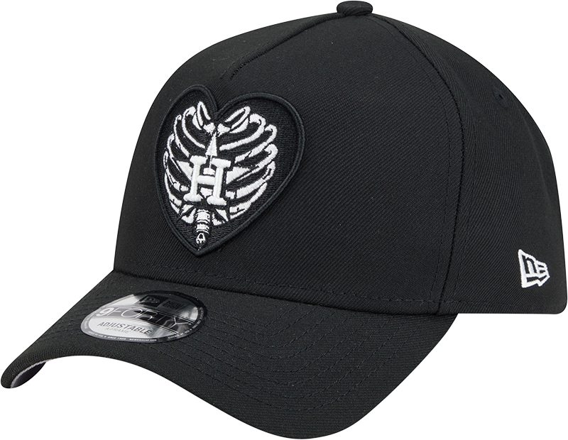 Houston Astros Skeletal Heart 9FORTY A-Frame Snapback Hat