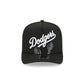 Los Angeles Dodgers Skeletal Script 9FIFTY A-Frame Snapback Hat
