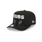 Chicago Cubs Skeletal Script 9FIFTY A-Frame Snapback Hat