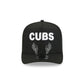 Chicago Cubs Skeletal Script 9FIFTY A-Frame Snapback Hat