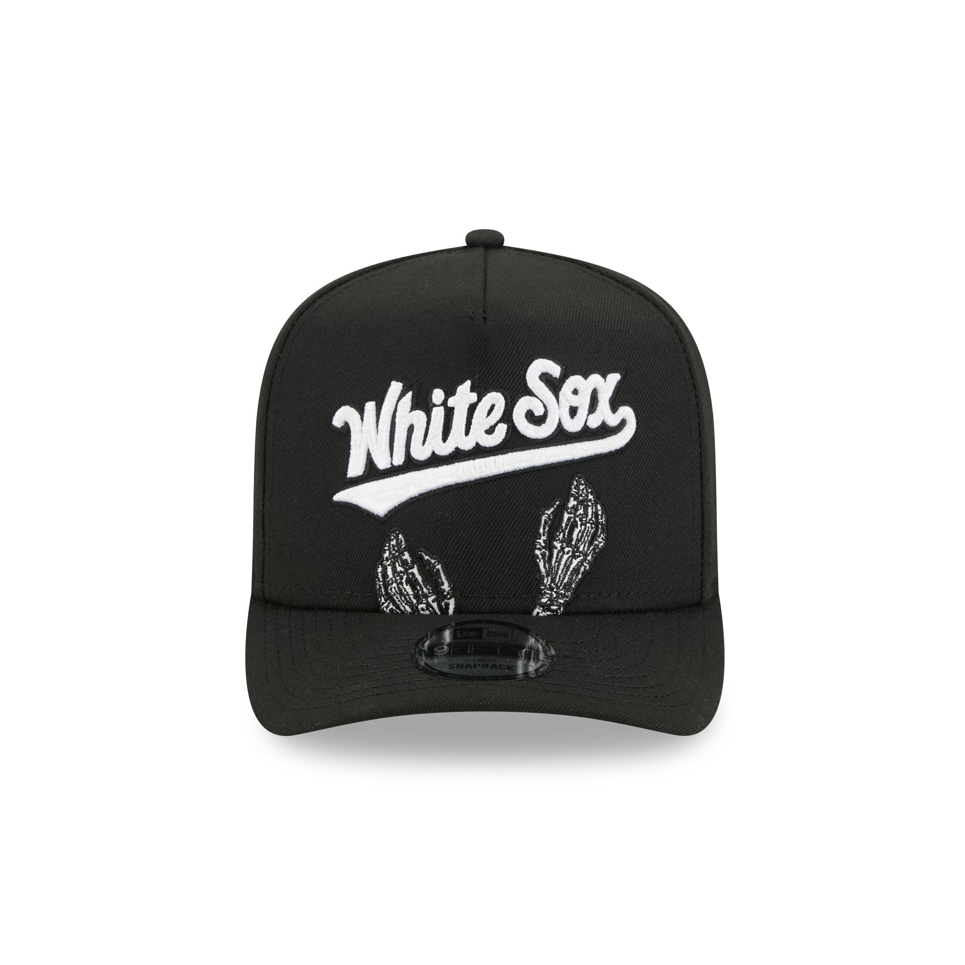 Chicago White Sox Skeletal Script 9FIFTY A-Frame Snapback Hat