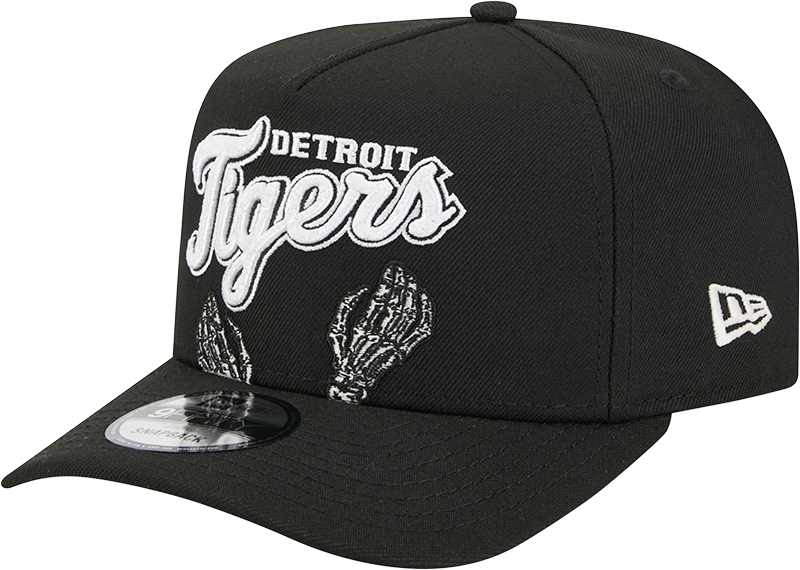 Detroit Tigers Skeletal Script 9FIFTY A-Frame Snapback Hat