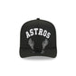 Houston Astros Skeletal Script 9FIFTY A-Frame Snapback Hat