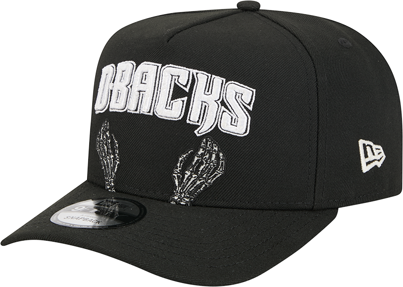 Arizona Diamondbacks Skeletal Script 9FIFTY A-Frame Snapback Hat
