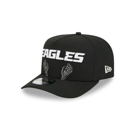 Philadelphia Eagles Skeletal Script 9FIFTY A-Frame Snapback Hat - New Era Cap