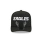Philadelphia Eagles Skeletal Script 9FIFTY A-Frame Snapback Hat