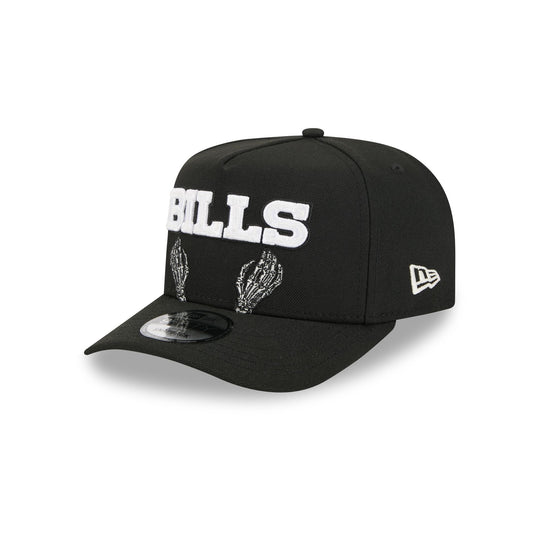 Buffalo Bills Skeletal Script 9FIFTY A-Frame Snapback Hat - New Era Cap