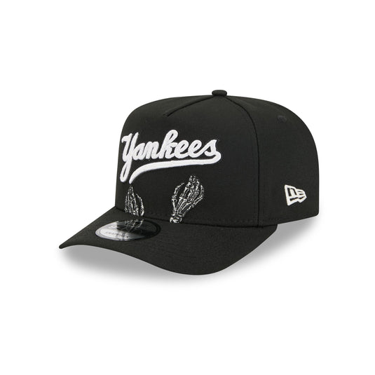 New York Yankees Skeletal Script 9FIFTY A-Frame Snapback Hat - New Era Cap
