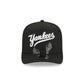 New York Yankees Skeletal Script 9FIFTY A-Frame Snapback Hat