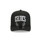 Boston Celtics Skeletal Script 9FIFTY A-Frame Snapback Hat