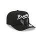 Atlanta Braves Skeletal Script 9FIFTY A-Frame Snapback Hat