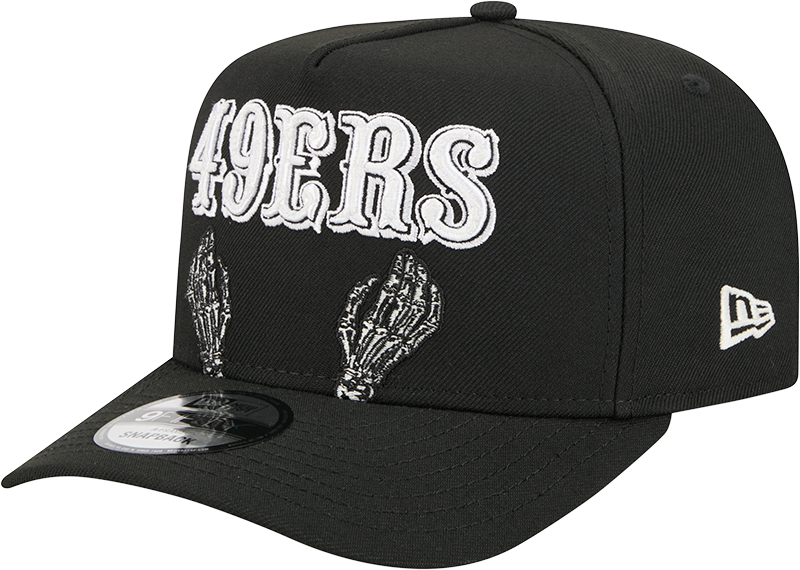 San Francisco 49ers Skeletal Script 9FIFTY A-Frame Snapback Hat
