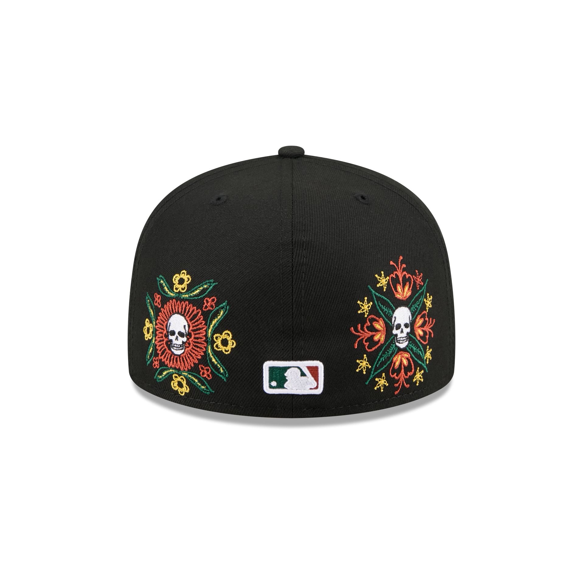 Chicago Cubs Day of the Dead Skull & Flowers 59FIFTY Fitted Hat