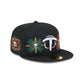 Olmecas de Tabasco Day of the Dead Skull & Flowers 59FIFTY Fitted Hat