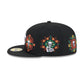 Olmecas de Tabasco Day of the Dead Skull & Flowers 59FIFTY Fitted Hat