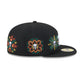 Olmecas de Tabasco Day of the Dead Skull & Flowers 59FIFTY Fitted Hat