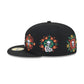Tecolotes de los Dos Laredos Day of the Dead Skull & Flowers 59FIFTY Fitted Hat