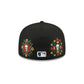 Arizona Diamondbacks Day of the Dead Skull & Flowers 59FIFTY Fitted Hat